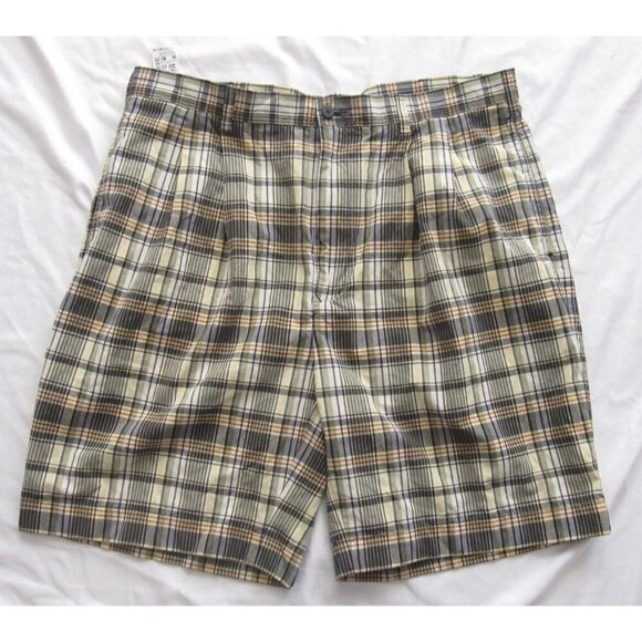 New W/ Tag Jos A Bank Plaid Shorts Size 40 Regular (MP7) - Picture 1 of 6